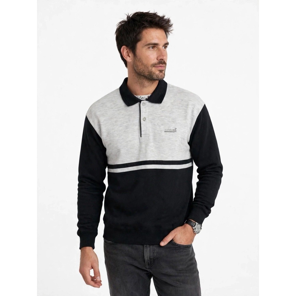 Copa Sportswear Sweater Medium Unisex Black White Retro Vintage